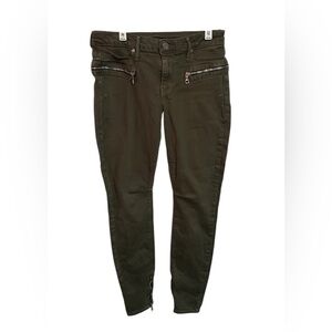 H & M Imperfection Green Jeans Sz 25